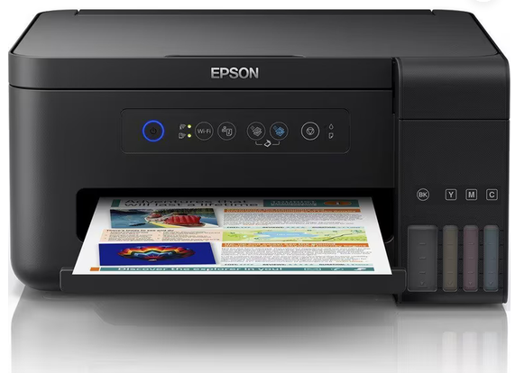 Printer Multifunksional Epson EcoTank ET-2915, Inkjet me Ngjyra, A4, 3 në 1, Wi-Fi - Zezë