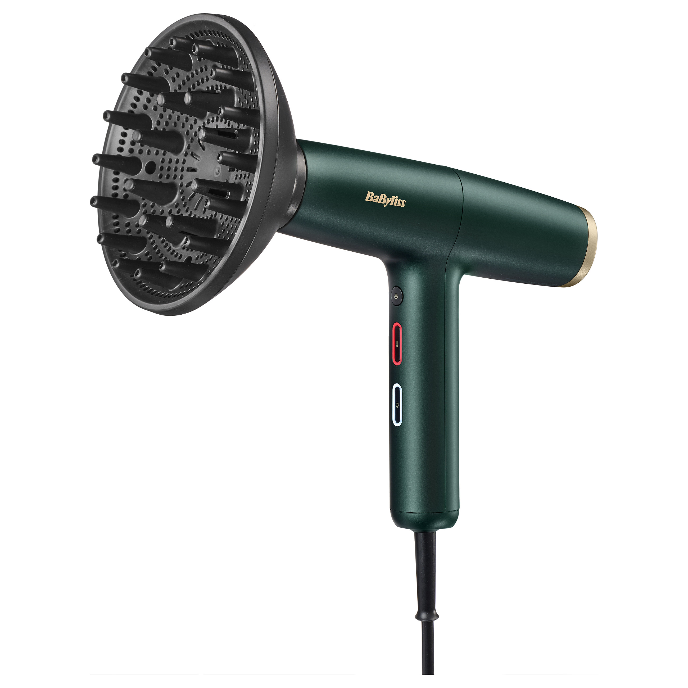 Tharëse për flokë BaByliss Air Power Pro / 200km/h / Ionic / Ceramic / Concentrator / Diffuser / 2.5m – Gjelbër 5
