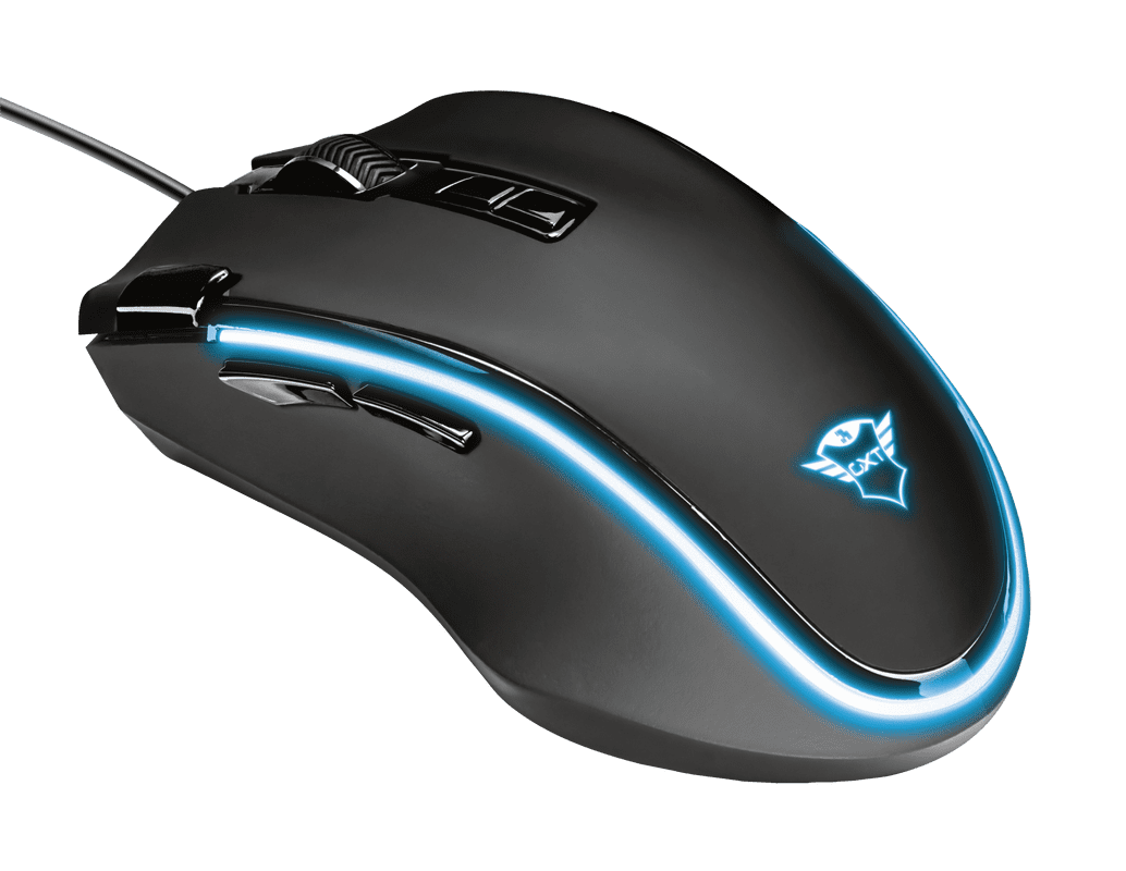 Maus Gaming Trust GXT188 Laban / 100-15.000 DPI / 125-1000Hz / 300 IPS / USB 2.0 / 1.8m / RGB / I zi 6
