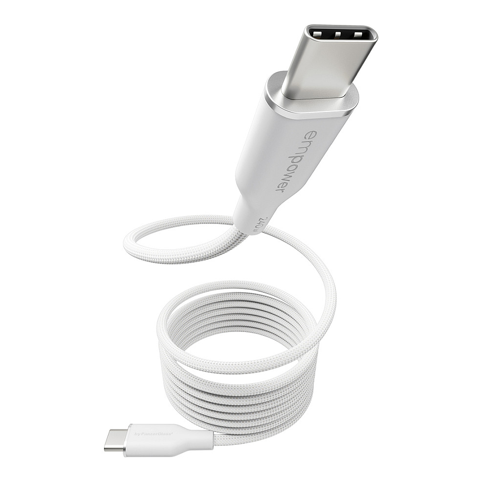 Kabllo empower by PanzerGlass Racing, EM32448, USB-C në USB-C, USB 2.0, 240W, 2 m - Zezë 9