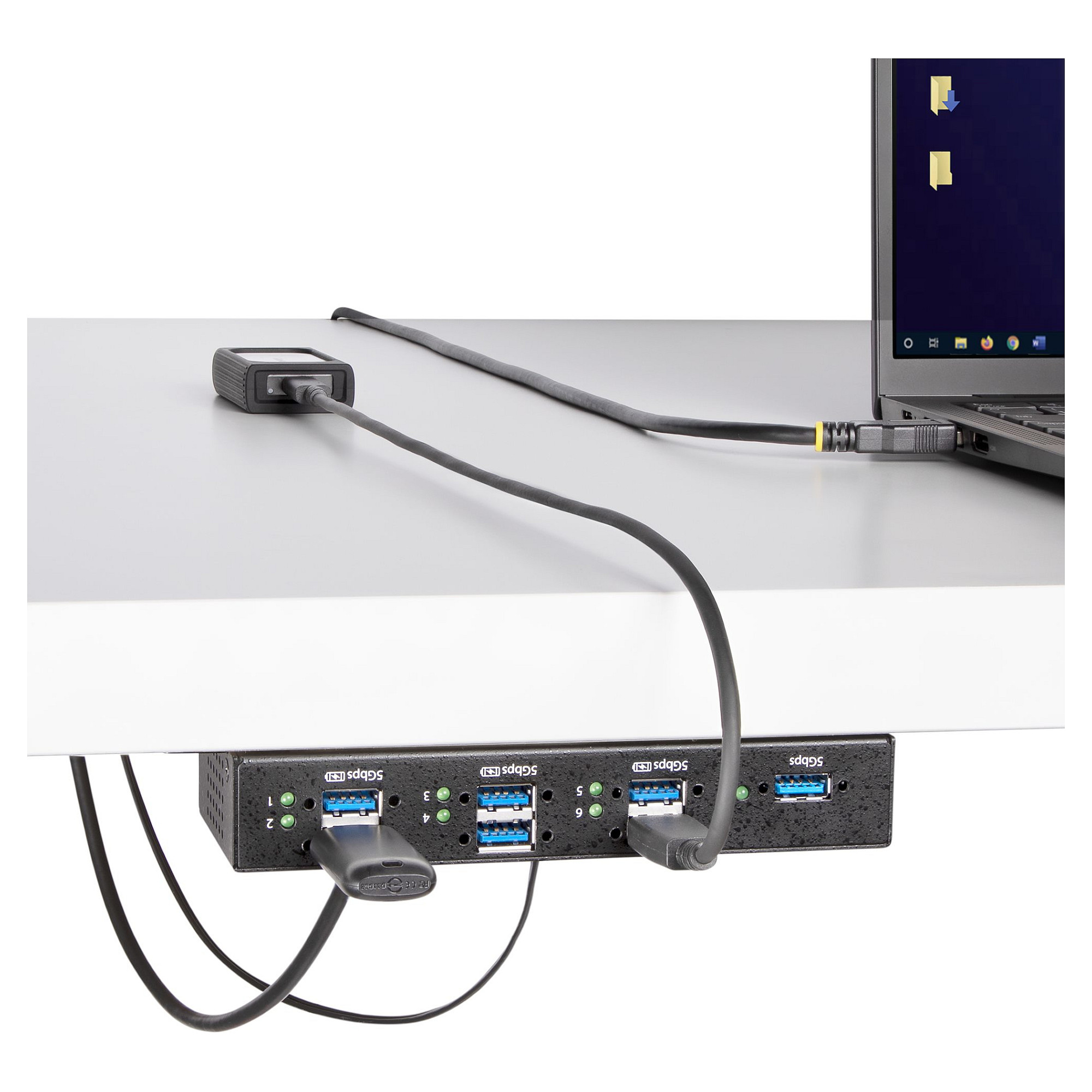 Hub StarTech 5G7AINDRM / 7x USB-A / 5Gbps / Managed – Zezë 10