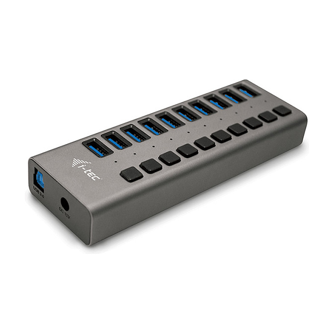 USB Hub D I-TEC, USB 3.0, 10 porte, 48 W