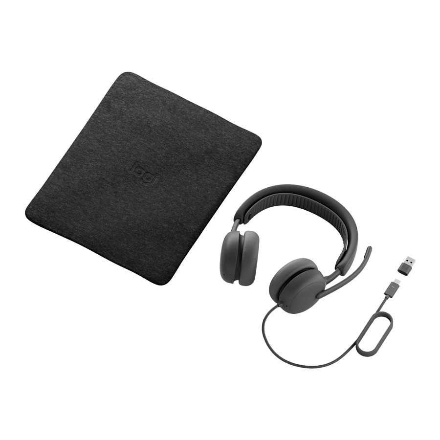 Kufje me kabllo Logitech Zone Wired 2 / USB-C & USB-A / ANC - Graphite 6