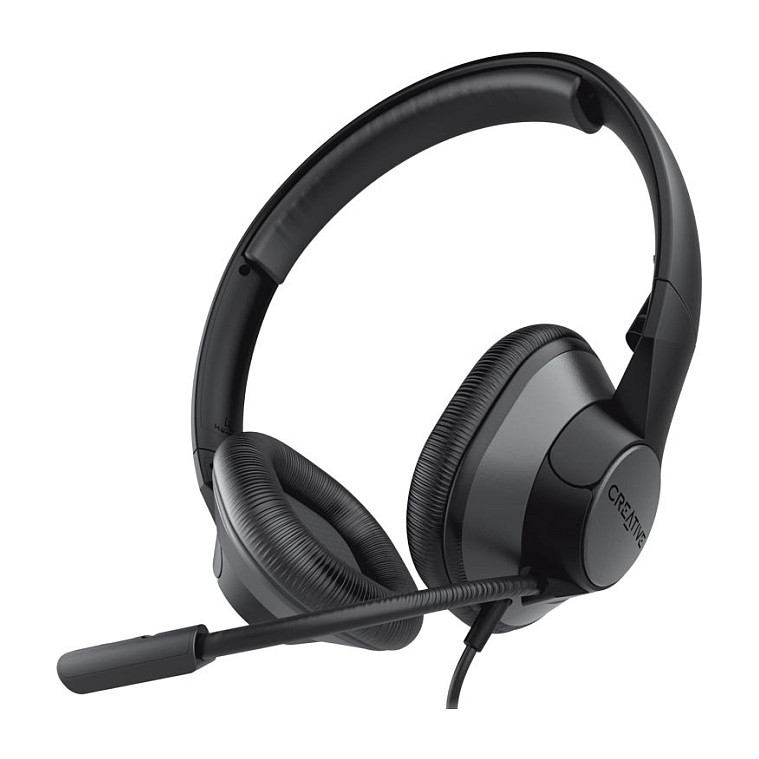 Kufje me kabllo Creative HS-720 V2, USB-A, 30mm, Mikrofon - Zezë