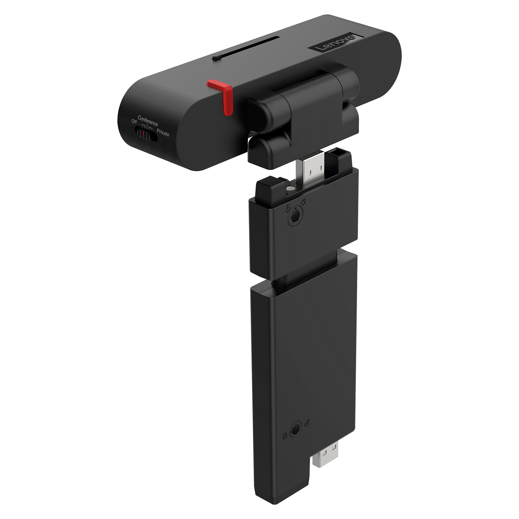 Lenovo ThinkVision MC60 Monitor Webcam – Full HD 1080p, IR + RGB, Autofocus, 2x Mikrofon, USB 2.0 – Zezë 7