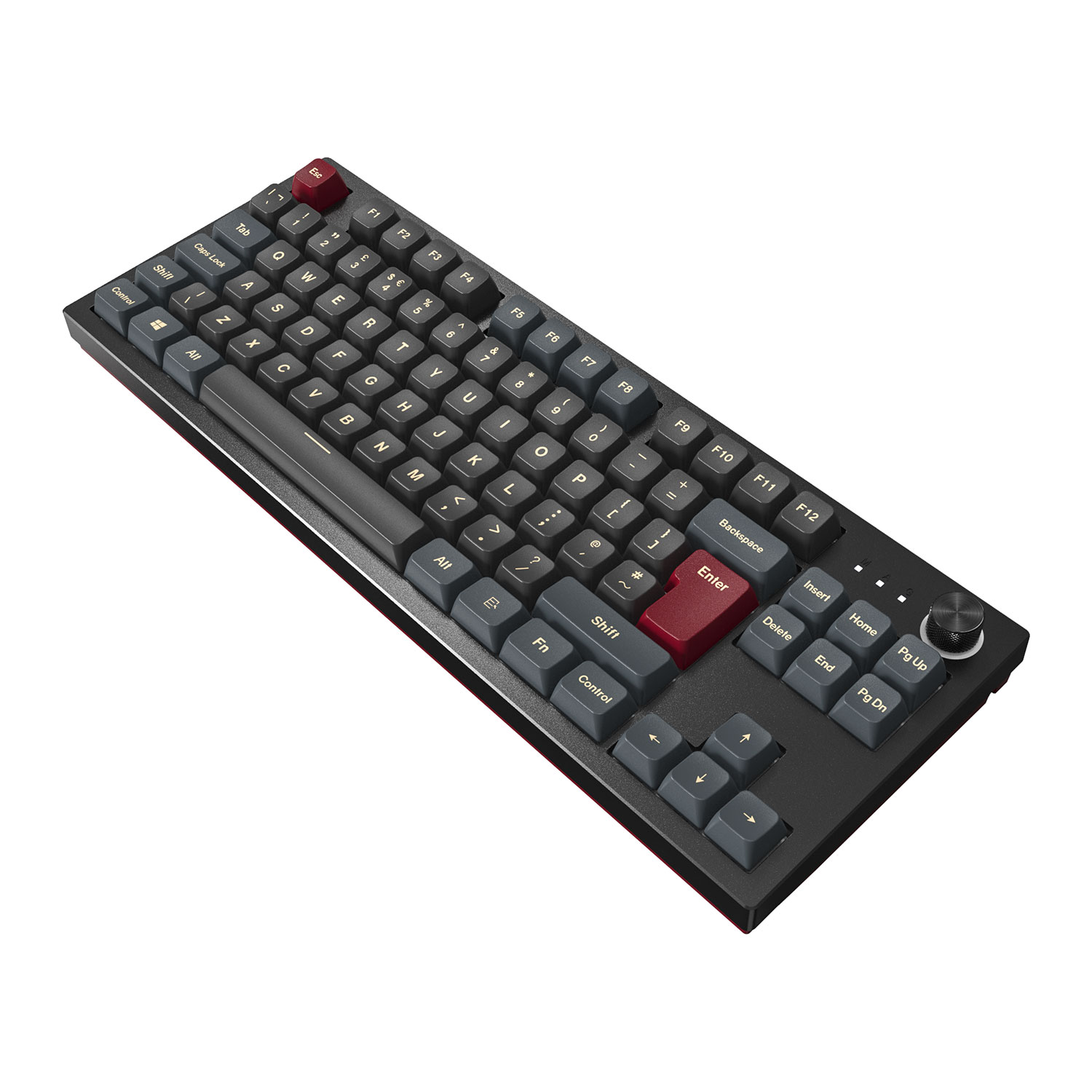 Tastierë Gaming Montech MKey TKL Darkness MK87DY / TKL / Mekanike / Gateron G Pro 2.0 Yellow / Hot-Swap / RGB / USB-C - Zezë 5