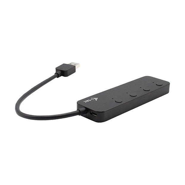 Hub USB i-tec U3CHARGEHUB4, USB-A, 4x USB-A, USB 3.2 Gen 1, 5Gbps, Karikim BC 1.2 - Zezë 3