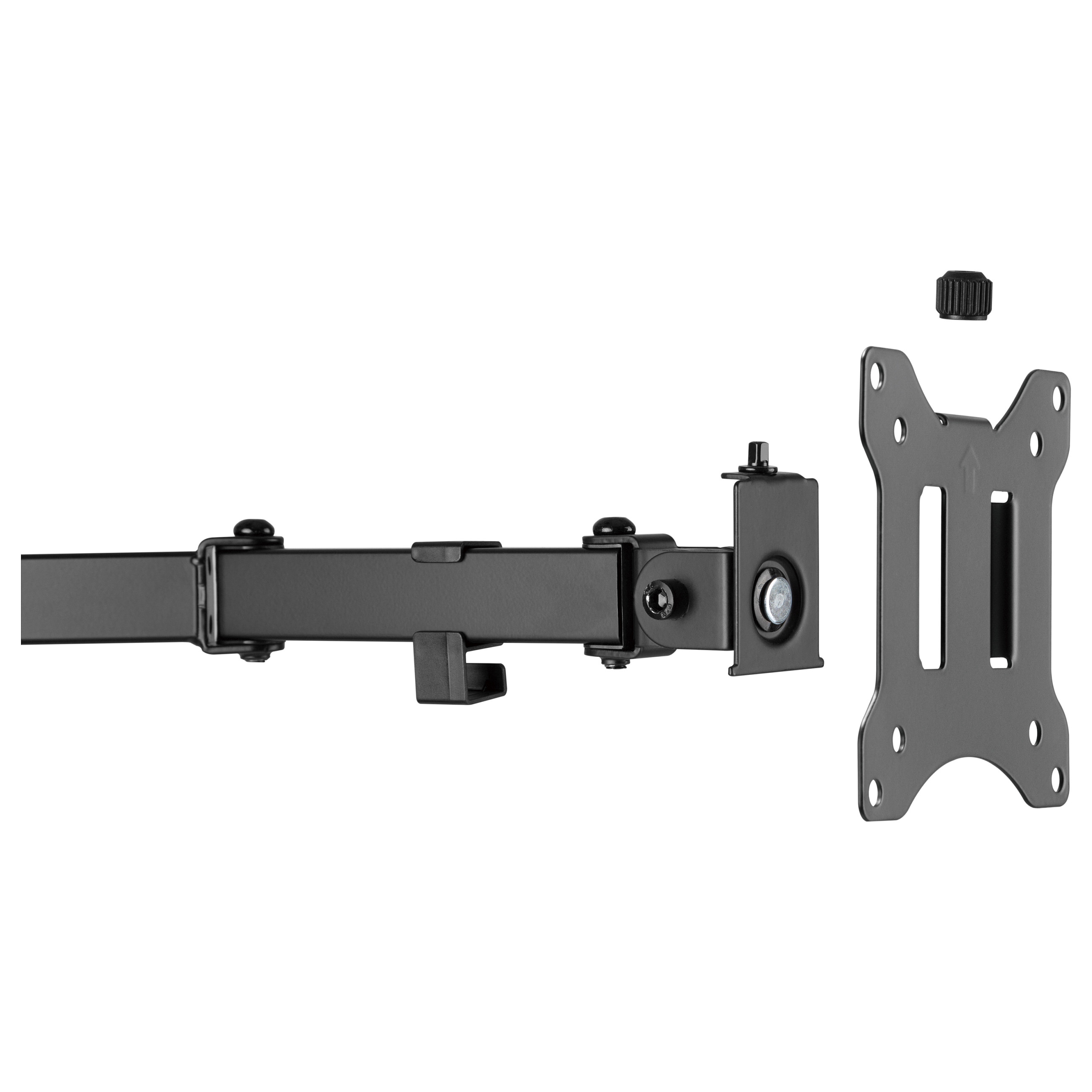Mbajtëse për Monitor Equip 650123 , 2 Monitorë , 17–32" , deri 8kg për monitor , e rregullueshme , VESA 75x75–100x100 - Zezë 3