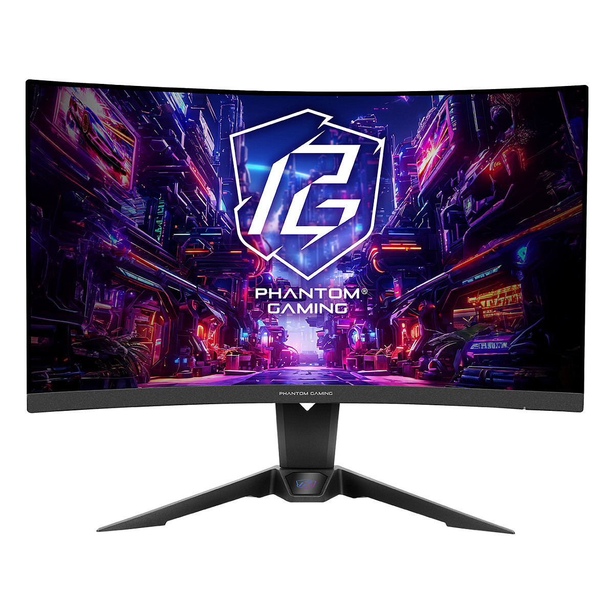 Monitor Gaming ASRock PG27QRT2A / 27" / Quad HD VA / LED / 180 Hz / 1 ms / HDMI+DP / Curved - Zezë
