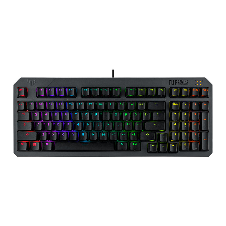 Tastierë Gaming ASUS TUF Gaming K3 Gen II, Opto-Mekanike RGB, Wired, 96% - Zezë