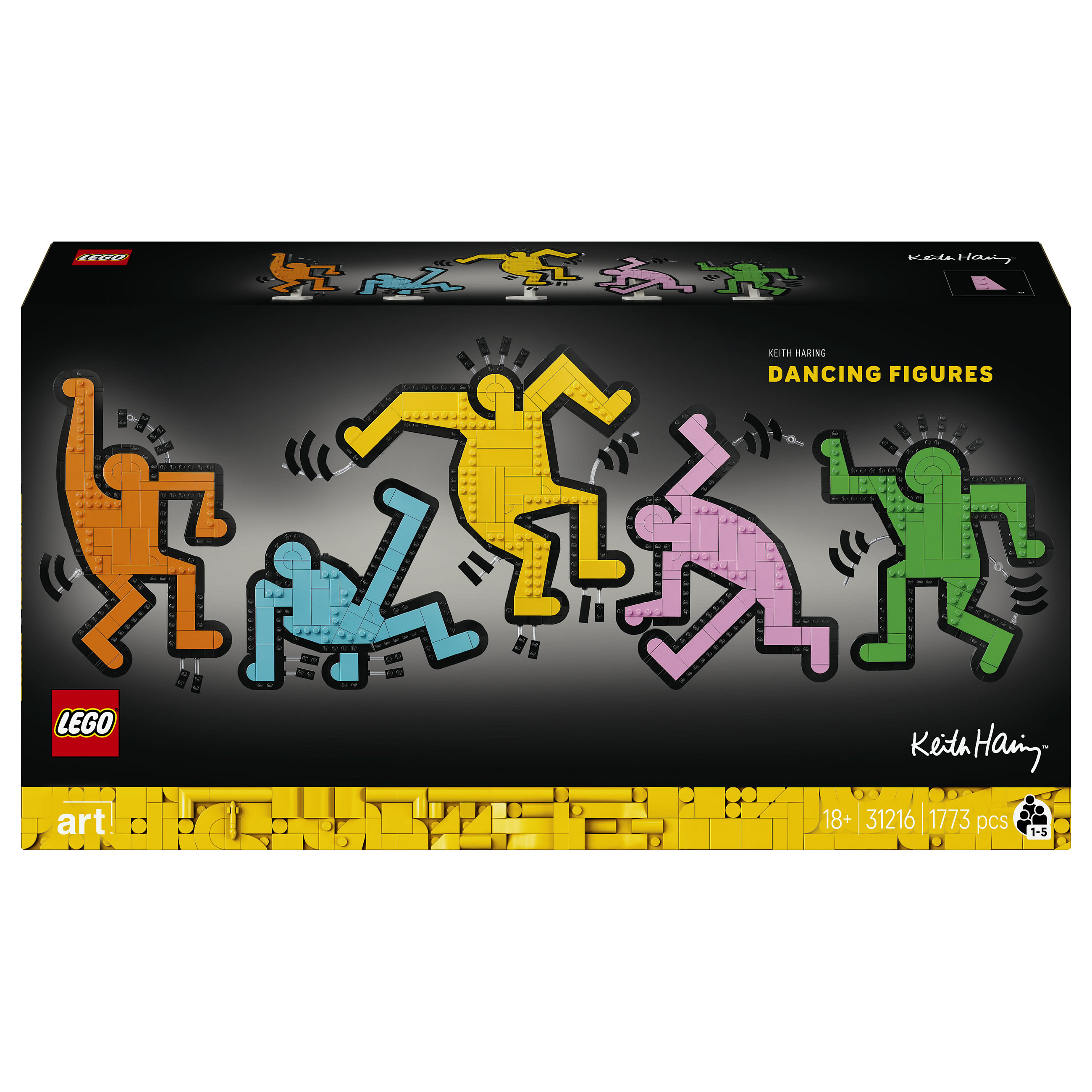 LEGO Art Keith Haring – Dancing Figures 31216