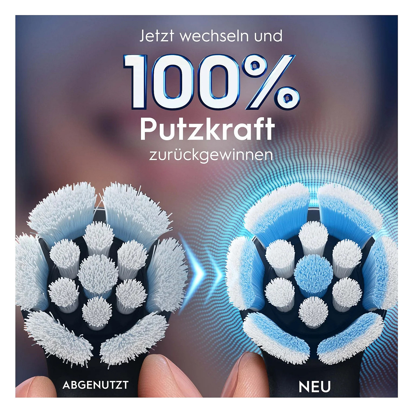 Koka zëvendësuese Oral-B iO Gentle Care, 4 copë - Zezë 6