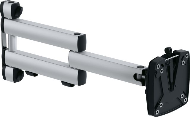 Mbajtëse për Monitor Novus 1.1 TSS Folding Arm III / 1 Monitor / deri 15kg / VESA 75x75 & 100x100 / QuickRelease / Montim në Mur - Argjend