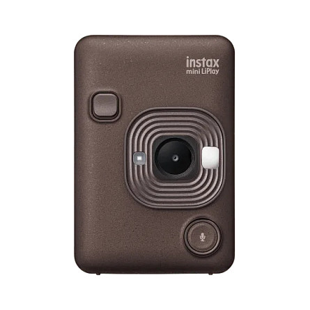 Kamerë Instant Fujifilm instax mini LiPlay / Hybrid / 2560x1920 / LCD 2.7" / Program AE - Kafe