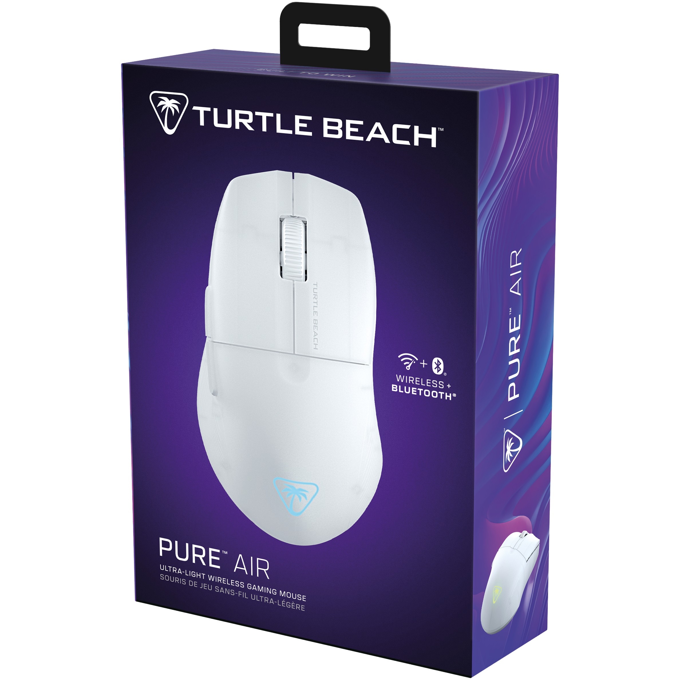 Maus Gaming Turtle Beach Pure Air / Wireless / Owl-Eye / 26.000 DPI / 1000Hz / 2.4 GHz + Bluetooth / RGB - Bardhë 6