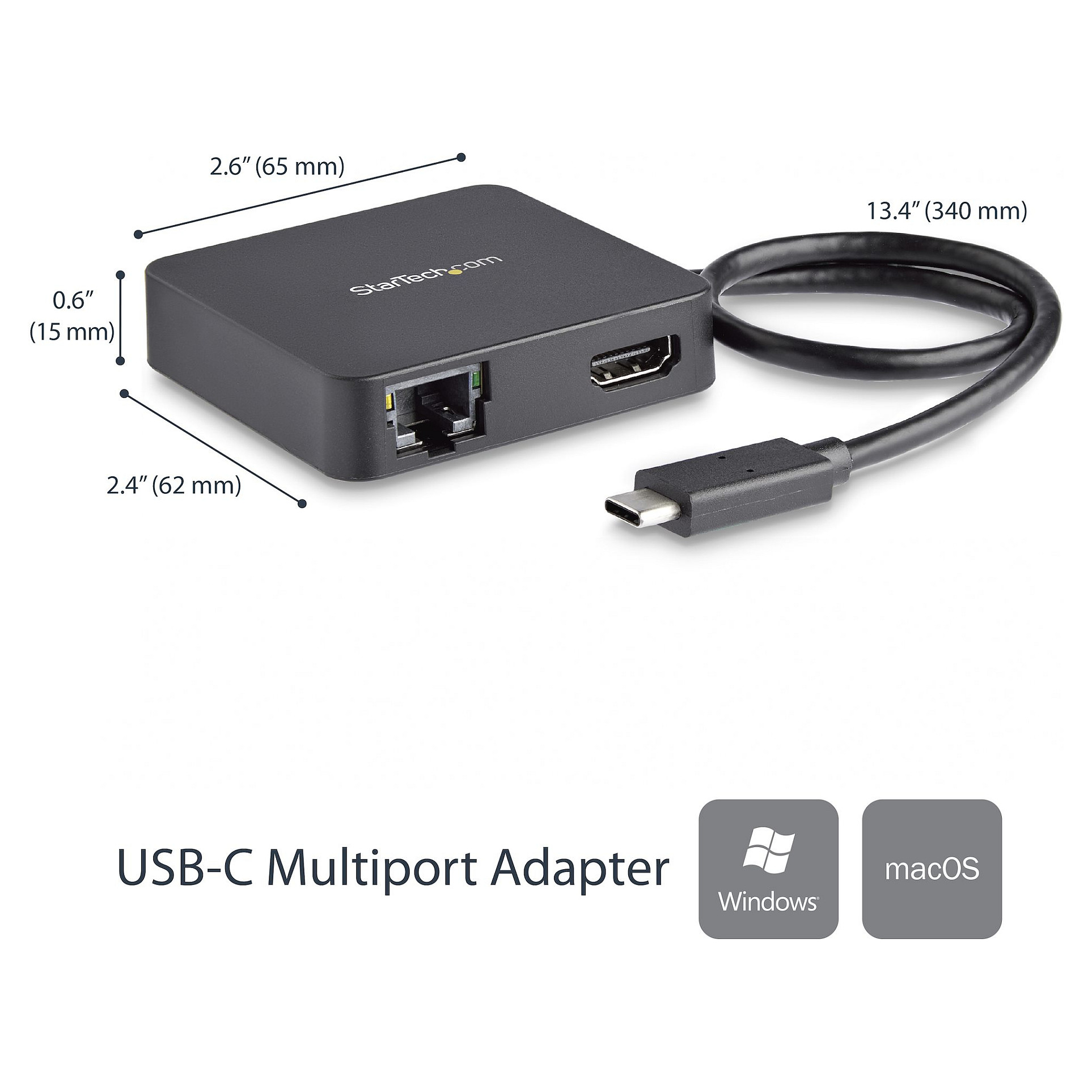 Docking Station StarTech.com DKT30CHD, HDMI 4K, Gigabit Ethernet, USB-A, USB-C - Zezë thumbnail 2