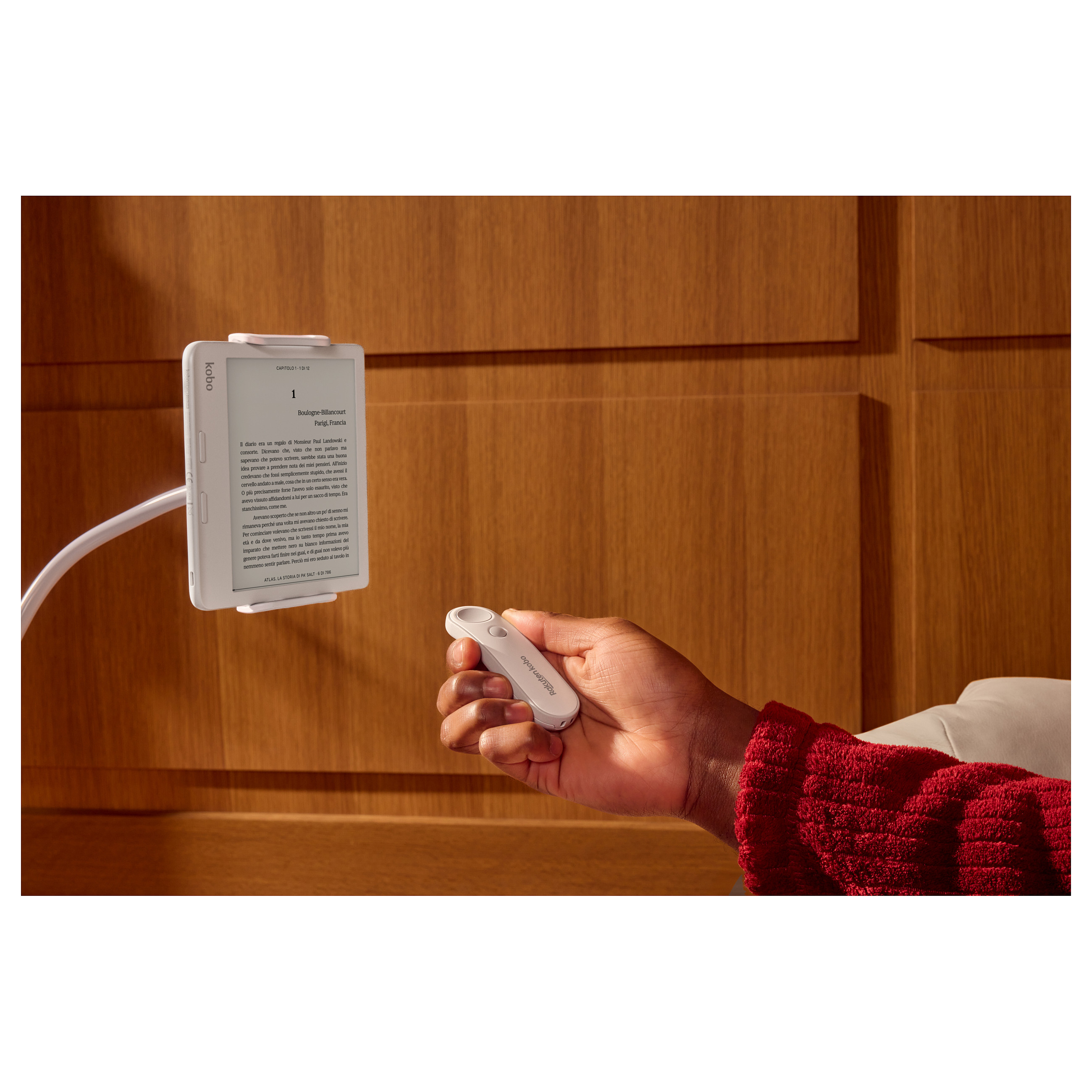 Telekomandë për E-book Kobo Remote Page Turner, N257-AC-WH-U-PL, Bluetooth 5.0, deri 20 m - Bardhë 10