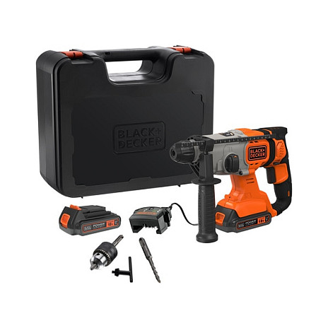 Black & Decker BCD900E2K 18V Cordless Rotary Hammer / SDS-Plus