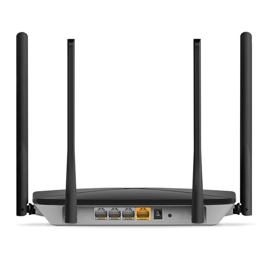 Mercusys AC12 – Router Wireless AC1200 Dual-Band, 300+867Mbps, 4x5dBi, 1xWAN + 3xLAN 10/100Mbps, i Zi 2