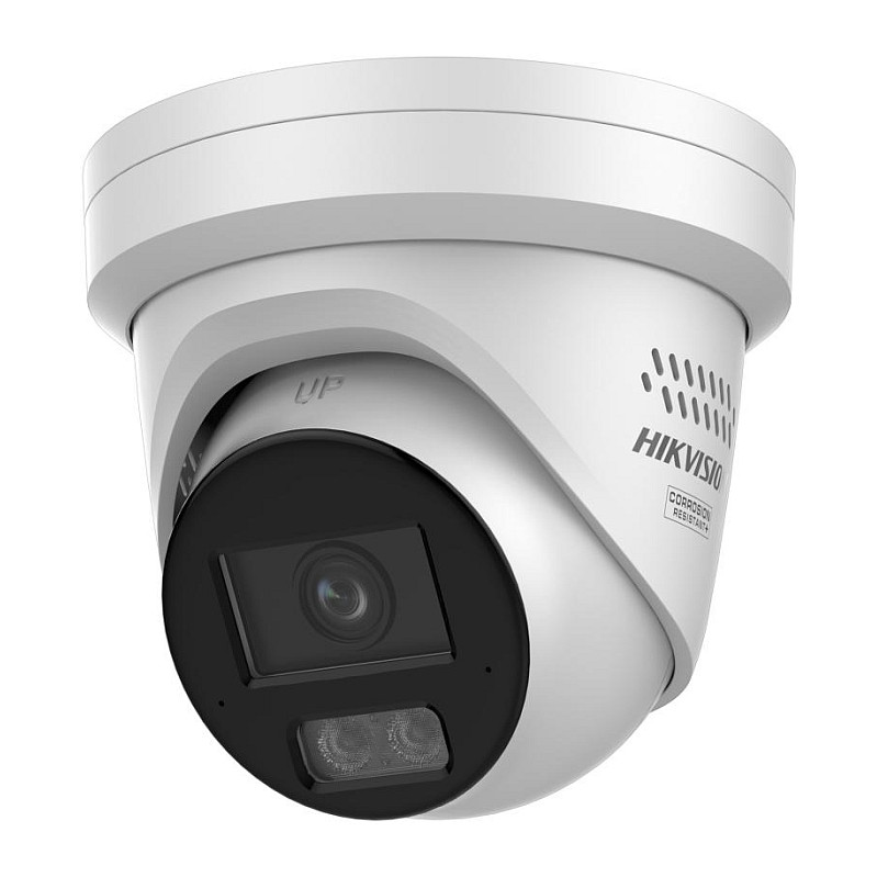 Kamerë Sigurie IP CCTV Hikvision Pro Series with ColorVu DS-2CD2347G3-LIS2UY/SL, 4MP, 2.8mm, ColorVu, Smart Hybrid Light, AcuSense, PoE - Bardhë