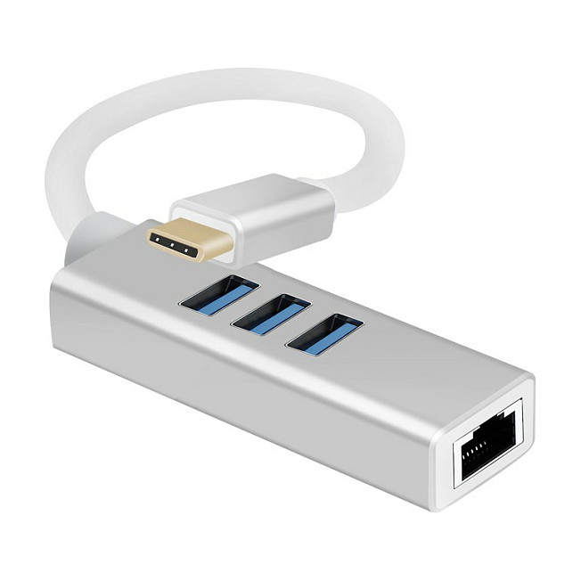 Hub USB-A Helos 344404, 4-port, 3x USB-A 2.0, 1x USB-A 3.0, 5Gbps - Hiri 3
