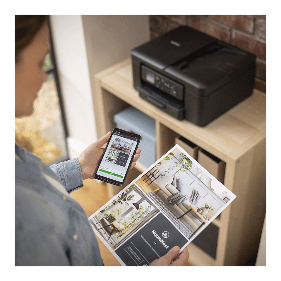 Printer Multifunksional Brother DCP-J1360DW 3in1 WIFI / 16ppm- Zezë thumbnail 3