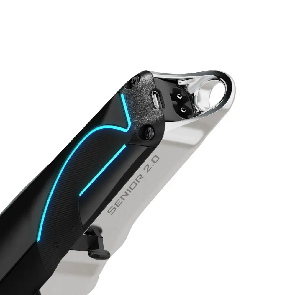 Makinë e Rrojës Wahl Professional Senior 2.0, Pa Kabllo, Motor pa Furça 8000 RPM, Teh DLC/PVD, 7 Krehra Udhëzues – Zezë/Argjend 2