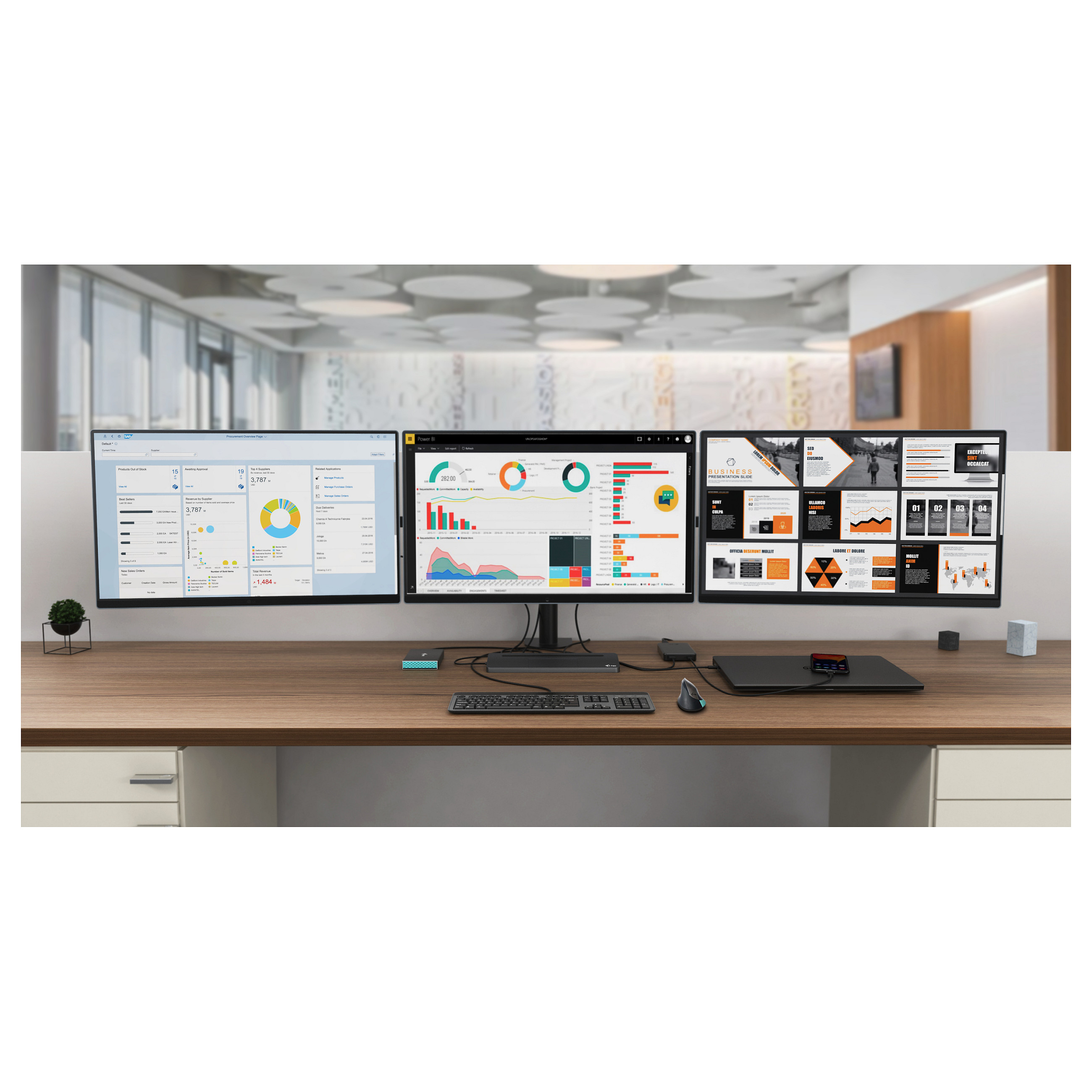 Docking Station D I-TEC USB-C 3XLCD DOCK W/ PD85W thumbnail 5