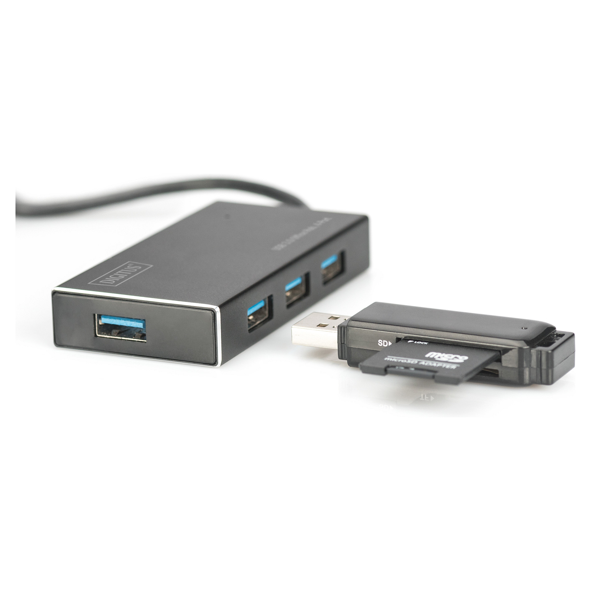 Hub USB Digitus DA-70240-1, 4 porte USB 3.0 thumbnail 4