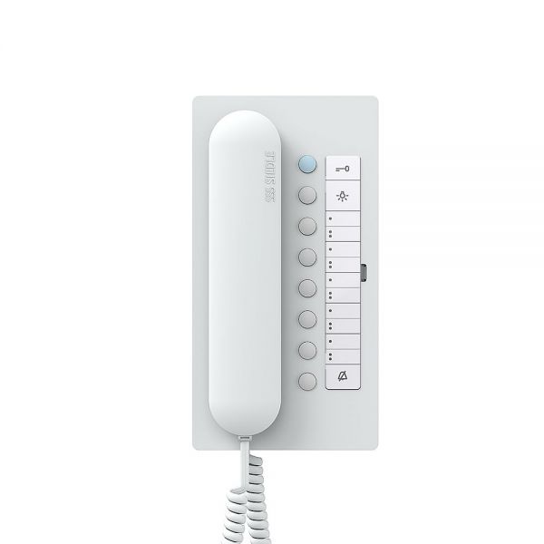 Telefon Interfonie Siedle Bus-Telefon Comfort BTC 850-02 W, 8 Butona Funksionalë, 8 LED, Komunikim i Brendshëm - Bardhë
