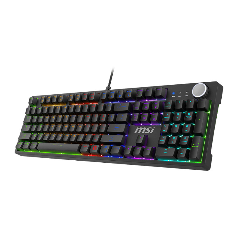 MSI FORGE GK-320 RED Gaming Keyboard. verkabelt thumbnail 2