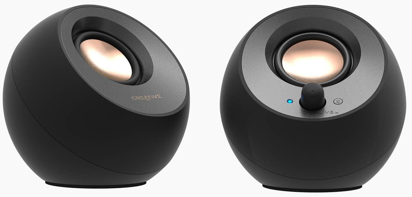 Altoparlantë Creative Pebble V3 / 51MF1700AA000 / 2.0 / 8W RMS / Bluetooth 5.0 / USB-C / AUX / 2x 2.25" Drivers – Zezë 3
