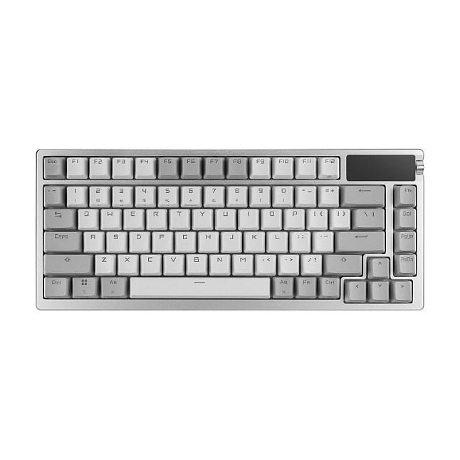 Tastierë Gaming ASUS ROG Azoth / Wired / 75% / ROG NX Snow / USB + RF Wireless + Bluetooth / AZERTY FR / RGB - Bardhë 5