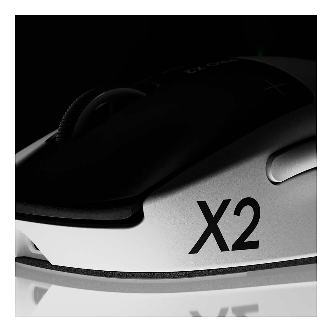 Maus Gaming Logitech G PRO X2 SUPERSTRIKE, HERO 2, 44000 DPI, 8000Hz, 5 Butona , Wireless 2.4GHz - Bardhë/Zezë 3