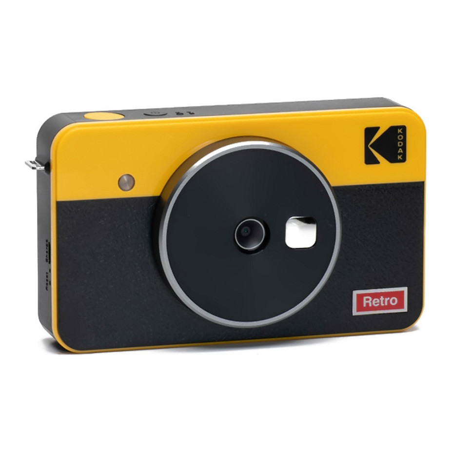 Kamerë digjitale instant Kodak Mini Shot Combo 2 Retro / 10.2MP / 4PASS / Bluetooth / LCD / 53.4x86.5mm - Verdhë/Zezë 3