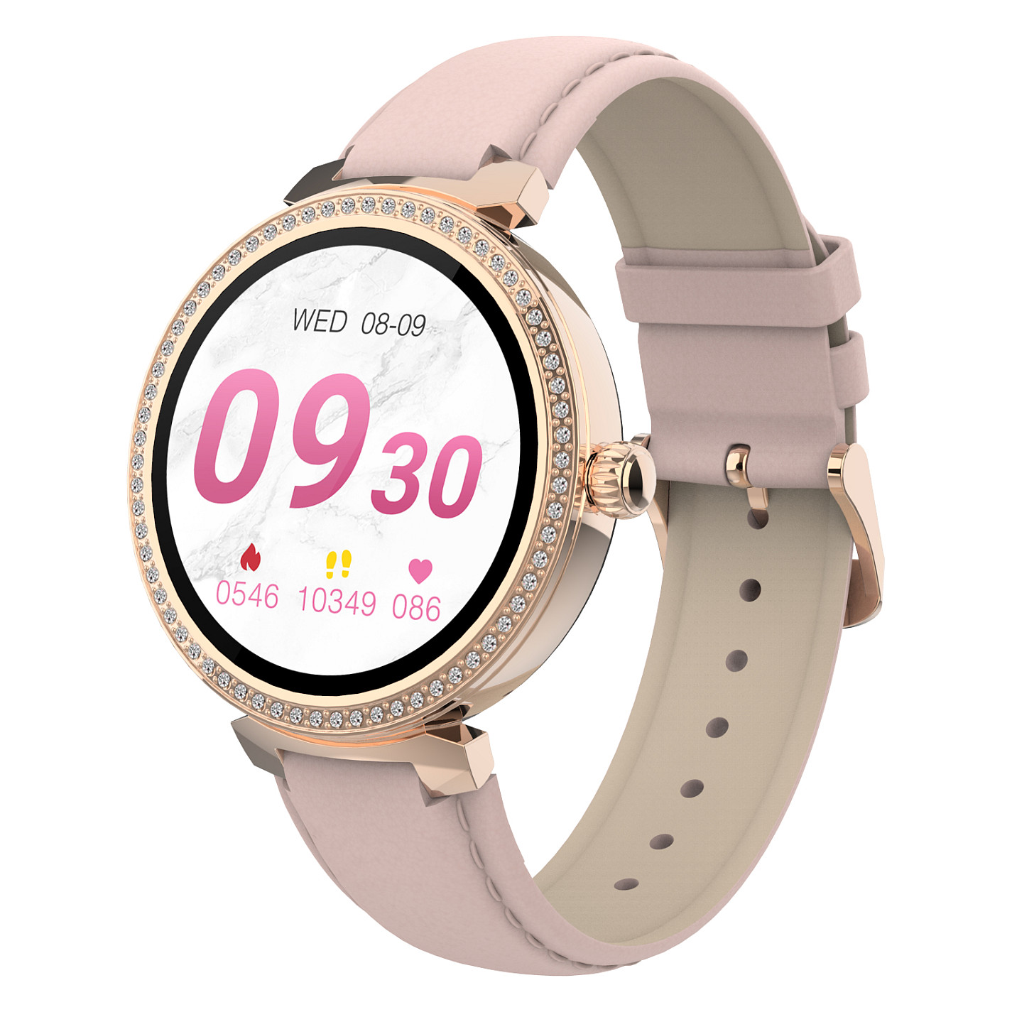Orë e mençur Denver SWC‑342RO / 43mm – Rozë thumbnail 3