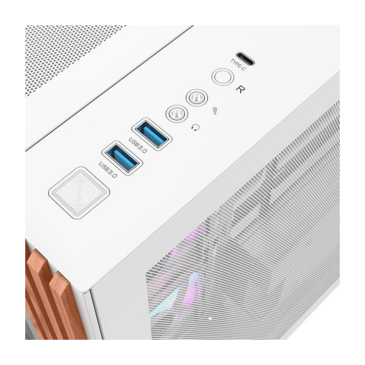 Kasë PC Thermaltake View 380 WS ARGB / Midi Tower / ATX / 4x 120mm ARGB Fan / Tempered Glass - Bardhë 6