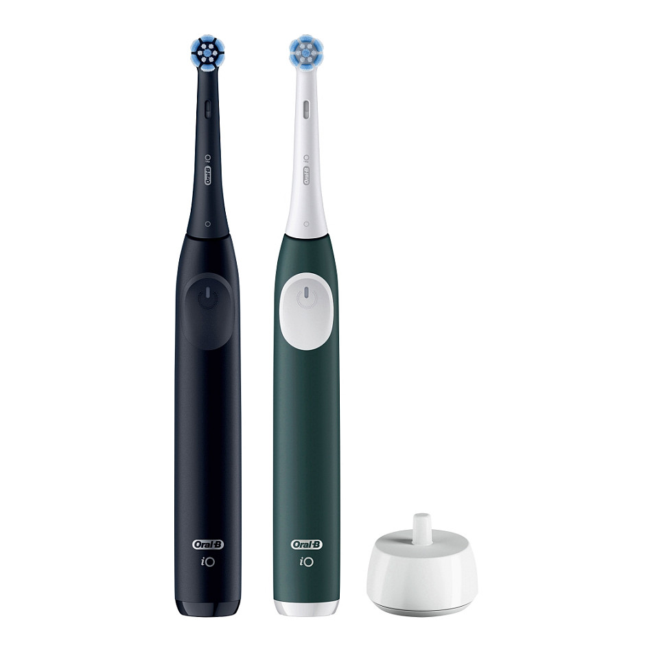 Furçë dhëmbësh elektrike Oral-B iO Series 2 Duo / 2 Copë / 3 Modalitete / Sensor Presioni / Kohëmatës 2 Minuta – Zezë/Gjelbër 2