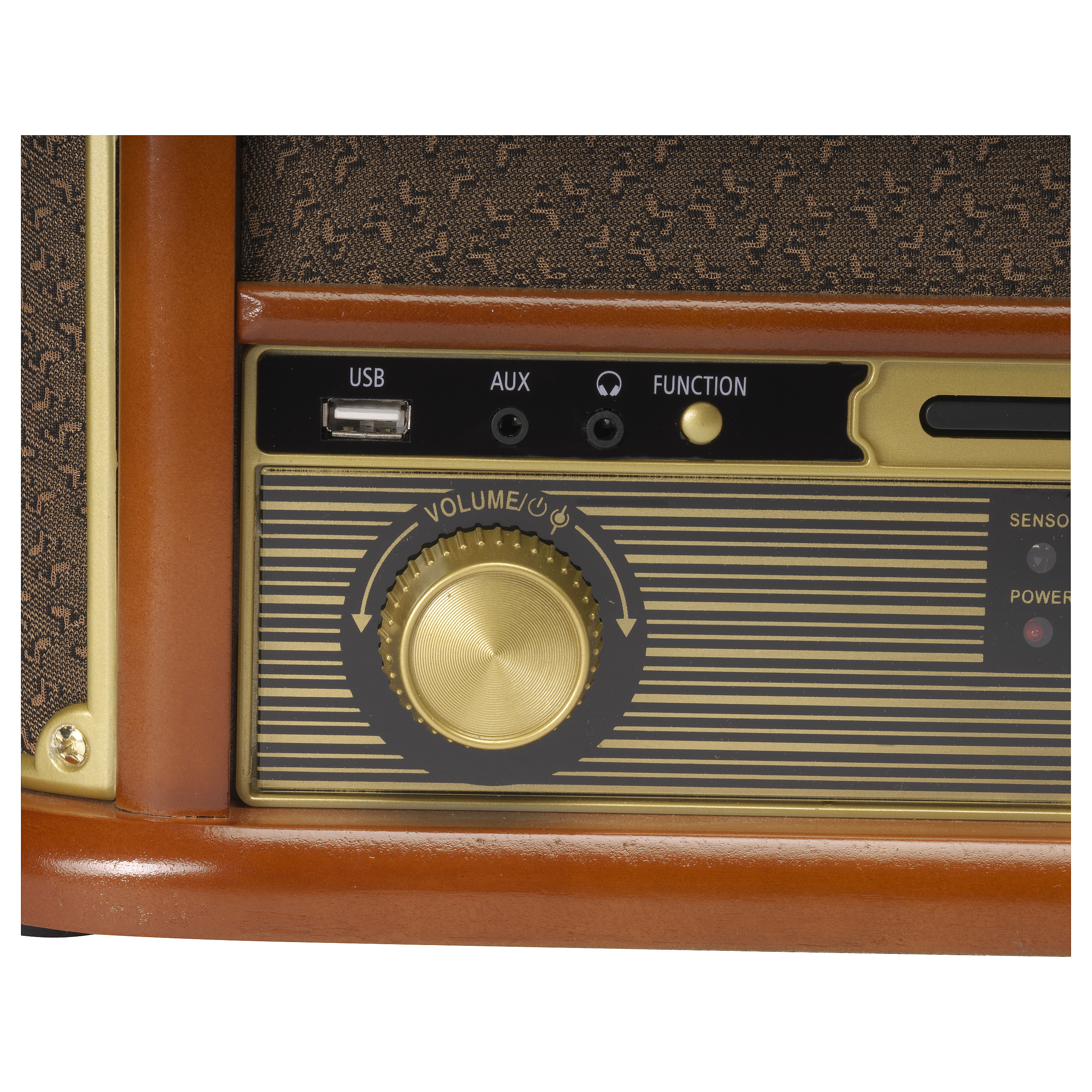 Gramafon Denver MRD-51, 33 1/3, 45, 78 RPM, LCD, 5W - Kafe 5