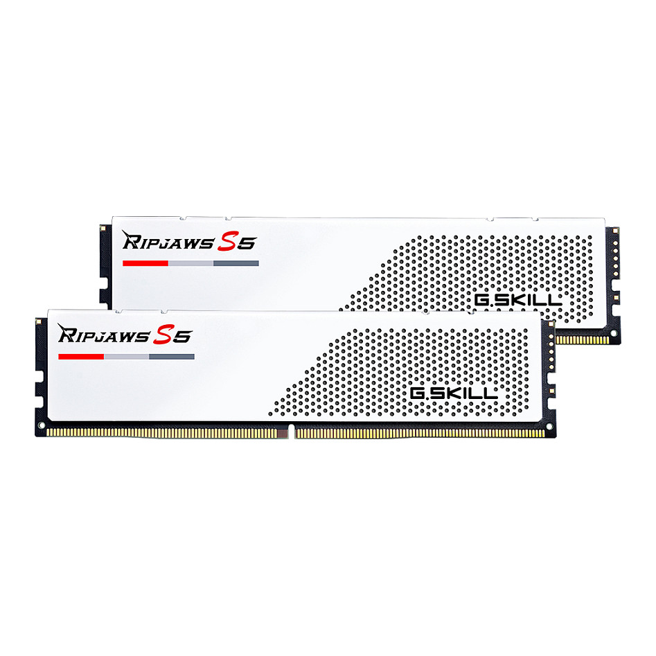 RAM Memorie DDR5 G.Skill Ripjaws S5, 32GB (2x16GB), DIMM, 5600MHz, CL36, 288-pin - Bardhë