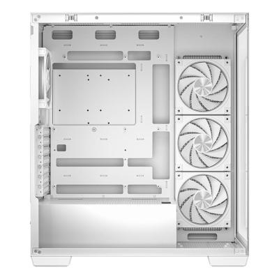 Kasë DeepCool CG580 4F V2 WH / ATX Mid-Tower / Xham Panoramik 270° / 4x120mm ARGB / USB Type-C – Bardhë 4