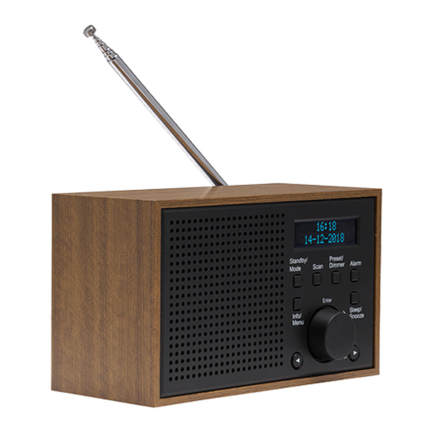Radio DAB+ Denver DAB-46, FM, 2 W, Ekran LCD, Antenë Teleskopike – Gri e errët 5