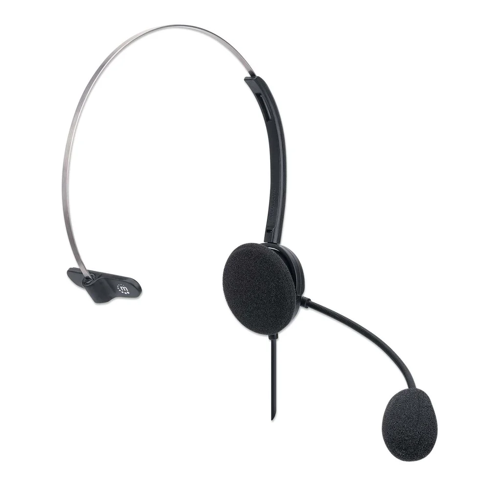 Kufje me kabllo Manhattan Mono USB Headset 179867 / USB-A / Mono / 1.5 m - Zezë 2