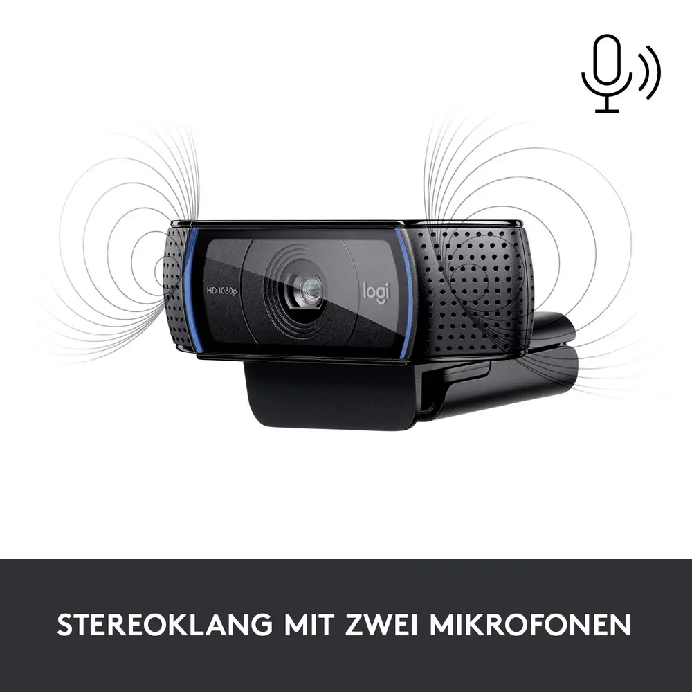 Kamerë Logitech C920 Pro HD / Full HD / 1080p / 30fps / Autofocus / Auto-Light Correction / Stereo Microphone / USB-A - Zezë 4
