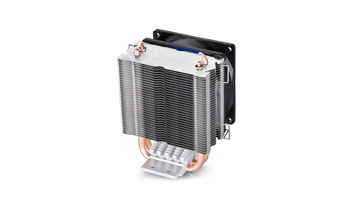 Ftohës për Procesor DeepCool Ice Edge Mini FS V2.0 / 80mm / 2 Heatpipes / 95W TDP - Zezë/Blu 4