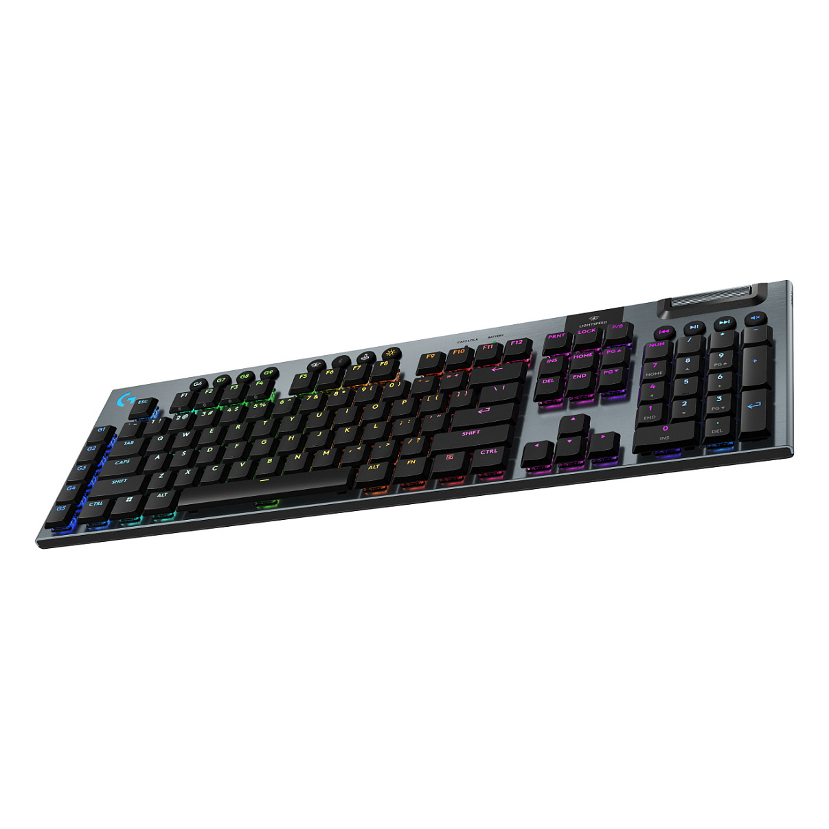 Tastierë Gaming Logitech G G915 X LIGHTSPEED / Wired & Wireless / QWERTZ (DE) / Full-Size / Mekanike / GL Linear / LIGHTSPEED 2.4 GHz + Bluetooth / RGB – Zezë 4