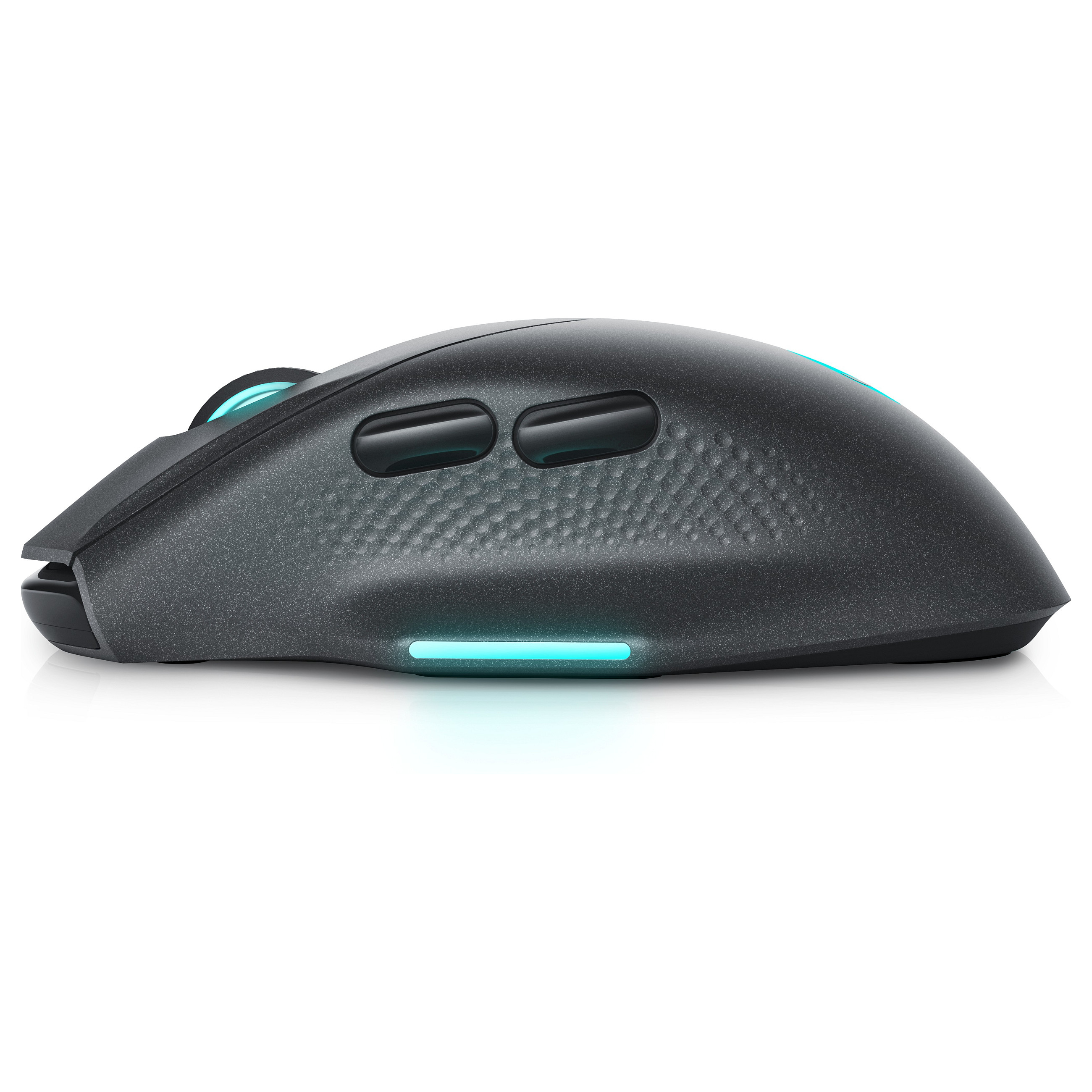 Maus gaming Alienware AW620M, wireless 2.4GHz, USB-C, optik, 26000 DPI, 7 butona të programueshëm, RGB – Zezë 3