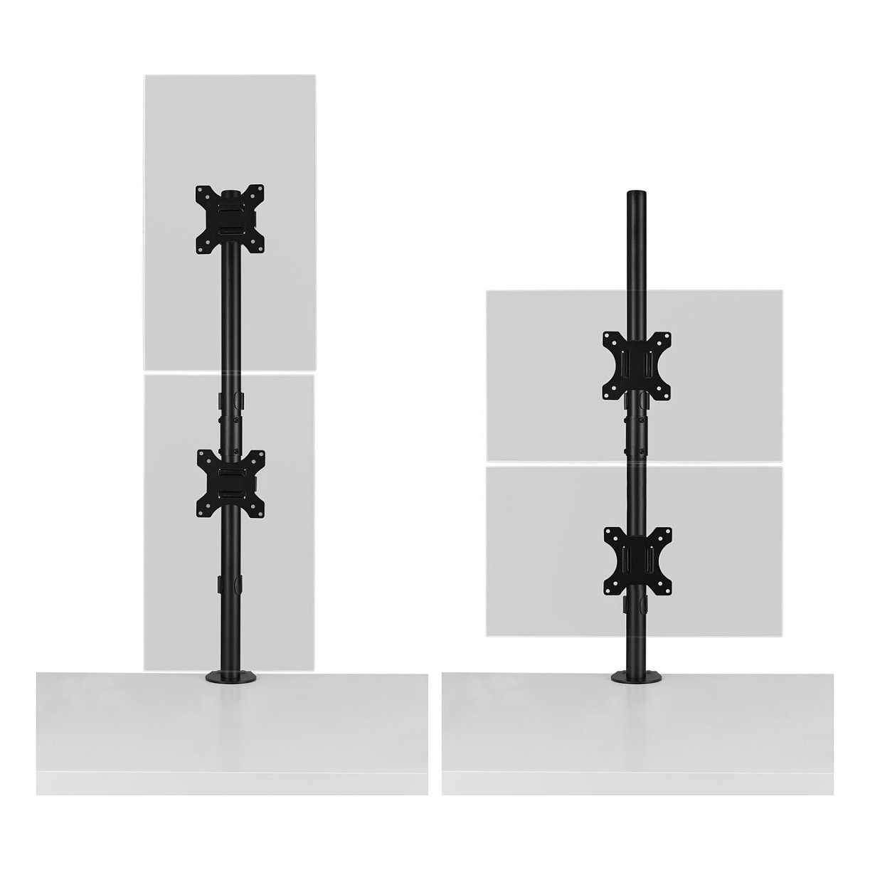 Mbajtëse për Monitor Kensington K53802WW, 2 monitorë, 13"–32", VESA 75x75/100x100 - Zezë 3
