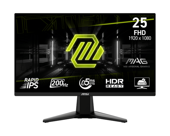 Monitor Gaming MSI MAG 255F E20 / 24.5" / Full HD Rapid IPS / 200Hz / 0.5ms / HDMI+DP - Zezë 2