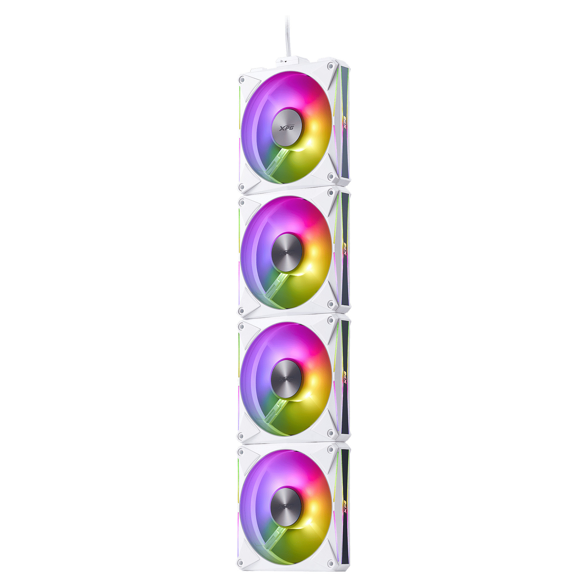 Ftohës për Kasë K Cooler XPG Hurricane MAG 120 ARGB PWM / 120mm / 4-Pack – Bardhë